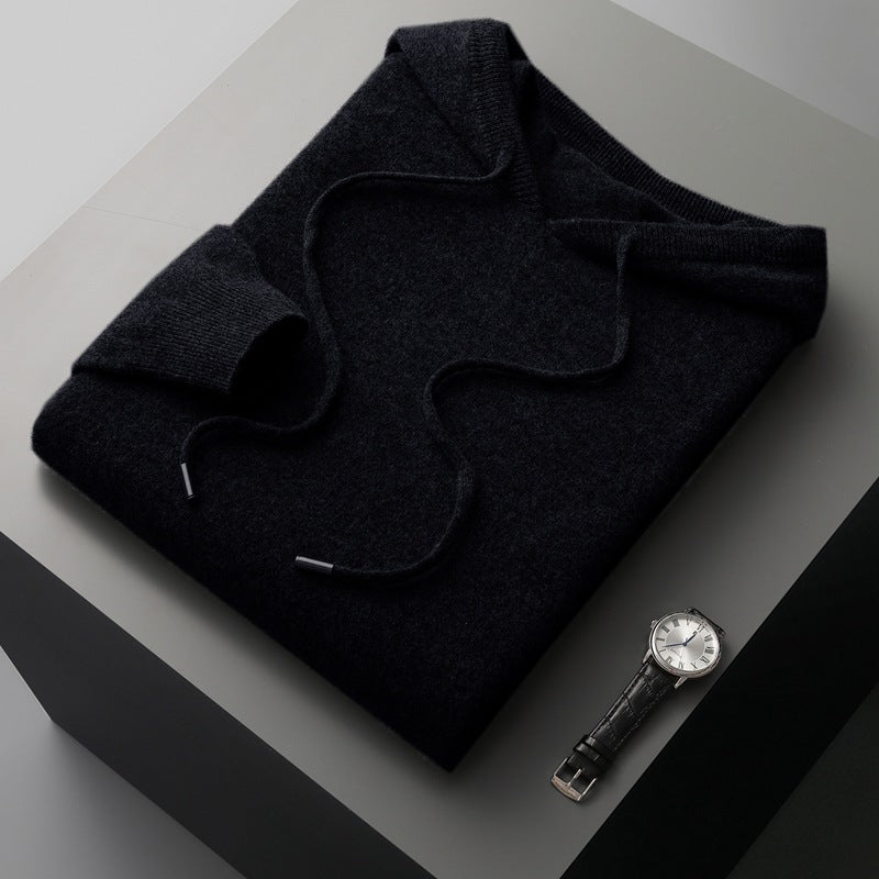 CASHMERE MERINO WOOL HOODIE