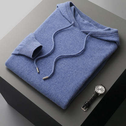 CASHMERE MERINO WOOL HOODIE