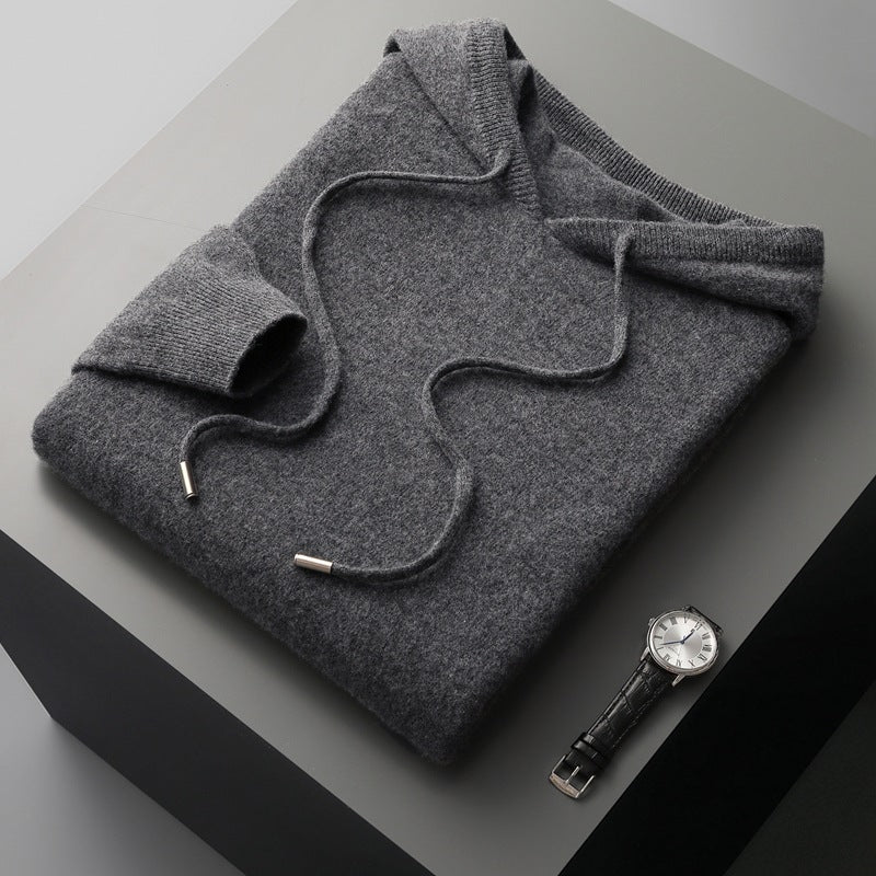 CASHMERE MERINO WOOL HOODIE