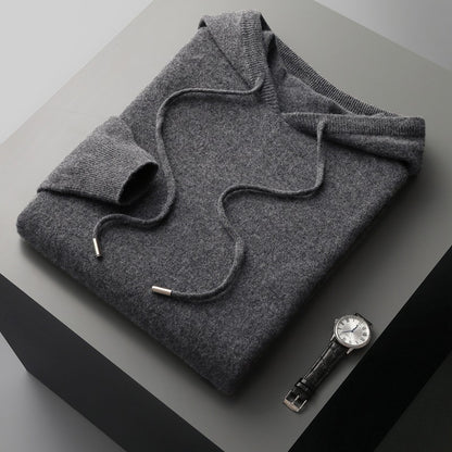 CASHMERE MERINO WOOL HOODIE