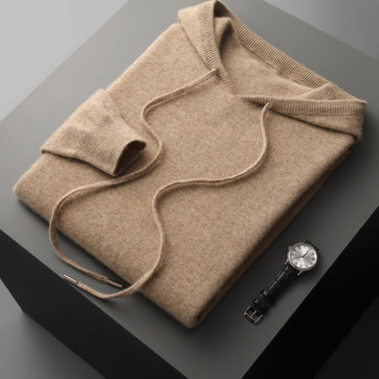 CASHMERE MERINO WOOL HOODIE