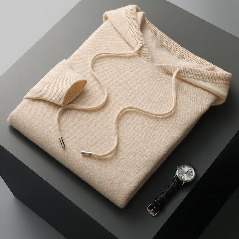 CASHMERE MERINO WOOL HOODIE