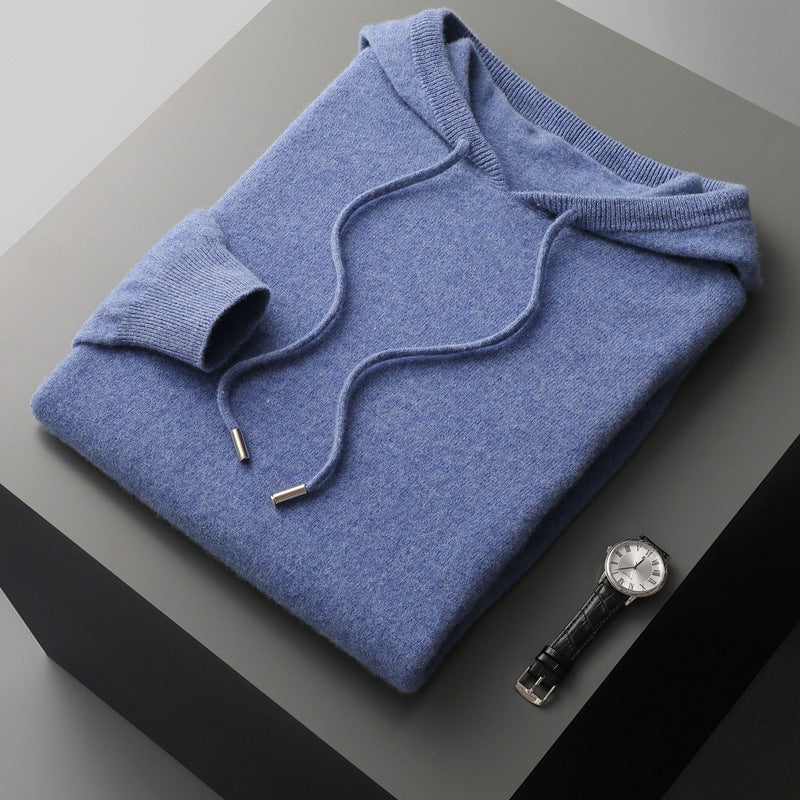 CASHMERE MERINO WOOL HOODIE
