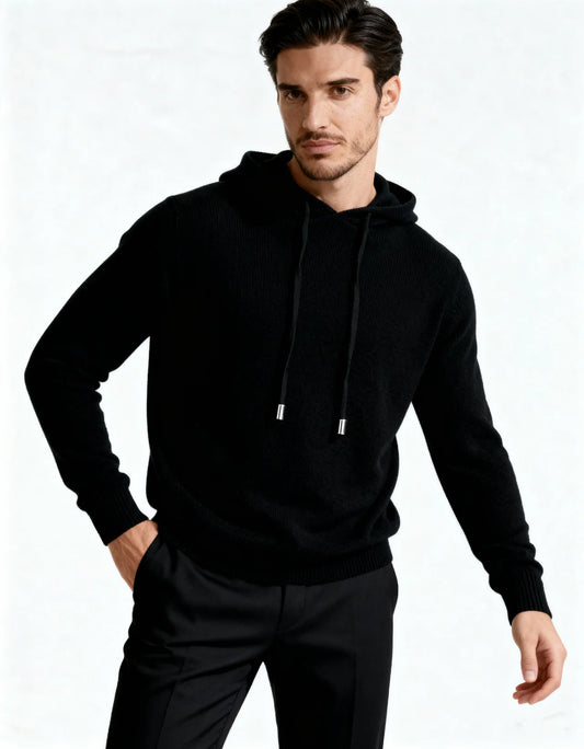 CASHMERE MERINO WOOL HOODIE