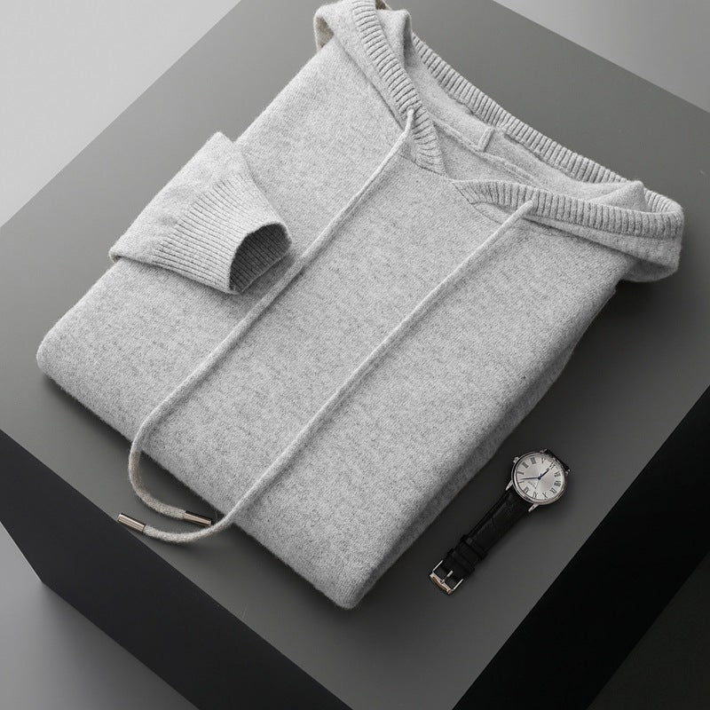 CASHMERE MERINO WOOL HOODIE
