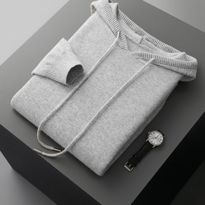 CASHMERE MERINO WOOL HOODIE