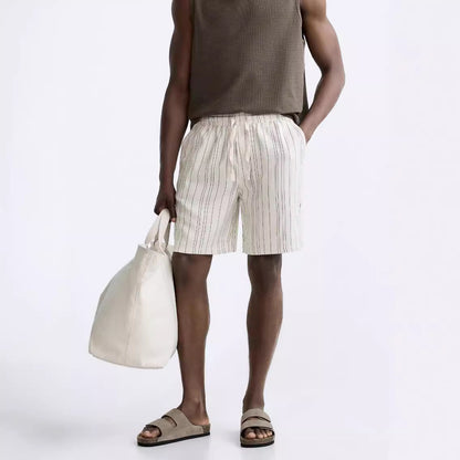 VICOSE LINEN BLENDED SHORTS