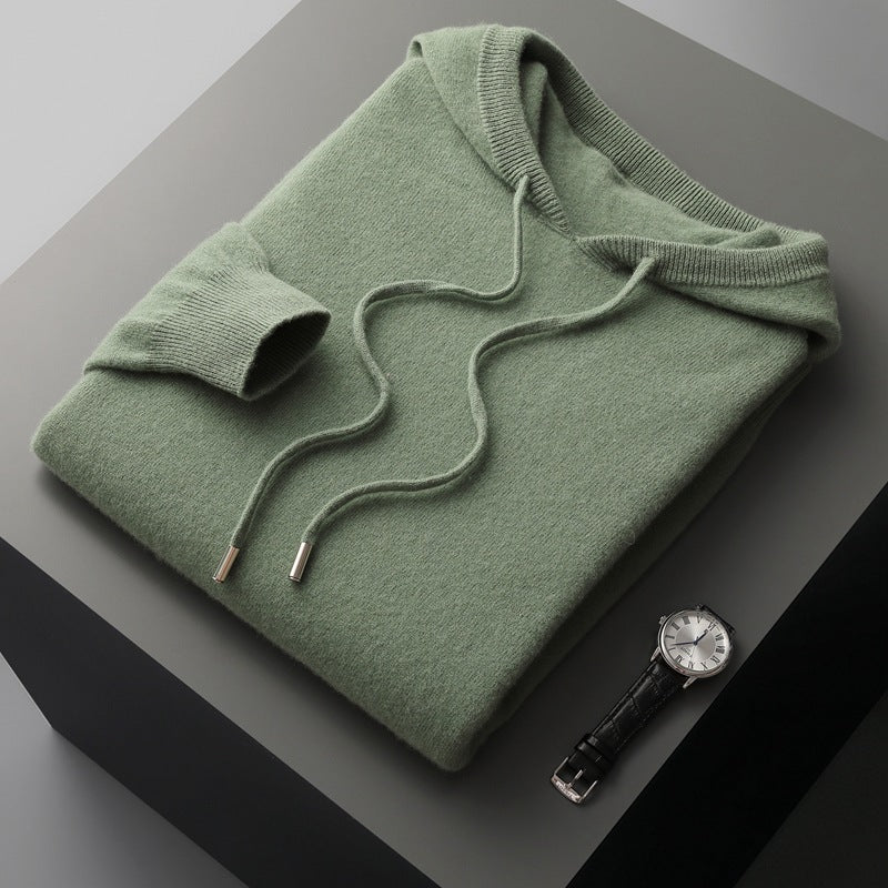 CASHMERE MERINO WOOL HOODIE