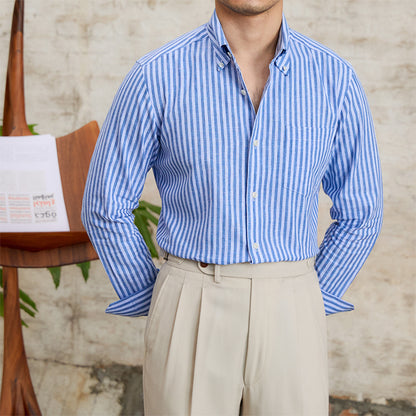 LINEN COTTON POLO
