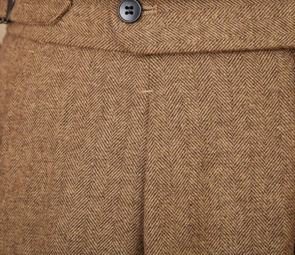 Naples Casual High Waist Straight Trousers