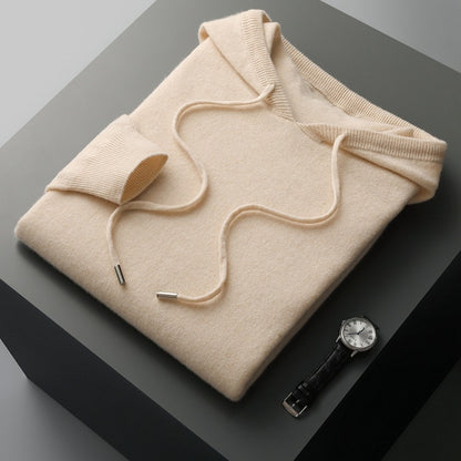 CASHMERE MERINO WOOL HOODIE